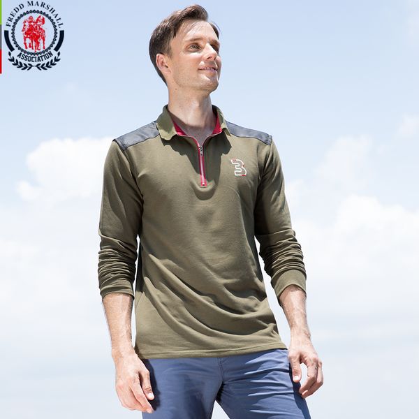 autumn long sleeve brand polo shirts men zippers stand collar casual camisas cotton male polo shirt, White;black
autumn long sleeve brand polo shirts men zippers stand collar casual camisas cotton male polo shirt, White;black