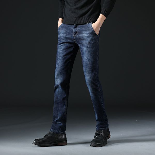new men s fashion business casual jeans 2018 han edition small elastic straight jeans trousers wg1905, Blue
new men s fashion business casual jeans 2018 han edition small elastic straight jeans trousers wg1905, Blue