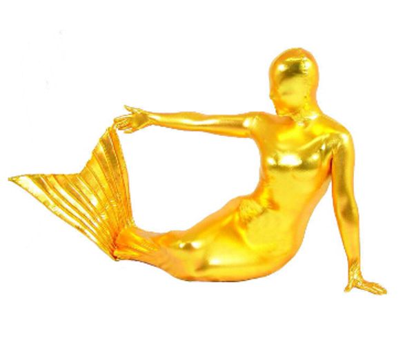 brand shiny metallic mermaid zentai costume full body covered spandex material 13colors, Black
brand shiny metallic mermaid zentai costume full body covered spandex material 13colors, Black