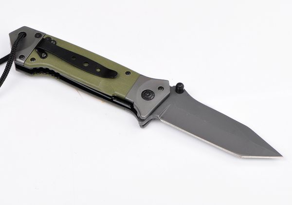 Promotion G10 Handle Browning DA35 Folding Knife 8Cr14Mov 58HRC Blade Camping Hiking Hunting Knife Free DHL D756Q
Promotion G10 Handle Browning DA35 Folding Knife 8Cr14Mov 58HRC Blade Camping Hiking Hunting Knife Free DHL D756Q
