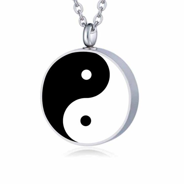 fashion jewelry fine yin yang holder urn pendant memorial ashes keepsake necklace stainless steel cremation jewelry for ashes, Silver
fashion jewelry fine yin yang holder urn pendant memorial ashes keepsake necklace stainless steel cremation jewelry for ashes, Silver