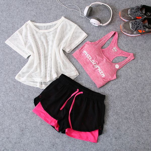 female breathable gym jogging sport set summer quick dry girls yoga suits, Black;blue
female breathable gym jogging sport set summer quick dry girls yoga suits, Black;blue