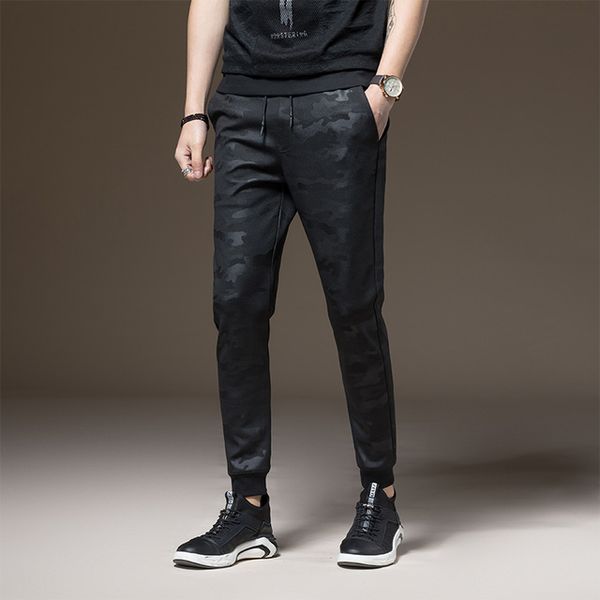 new fashion casual pencil pants men camouflage sweat pants solid elastic men's joggers trousers, Black
new fashion casual pencil pants men camouflage sweat pants solid elastic men's joggers trousers, Black