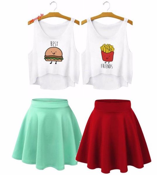 kiwi 2016 new kwaii printed hamburgers potatoes crop bff friends printed harajuku tank tumblr femme blusas xl, White
kiwi 2016 new kwaii printed hamburgers potatoes crop bff friends printed harajuku tank tumblr femme blusas xl, White