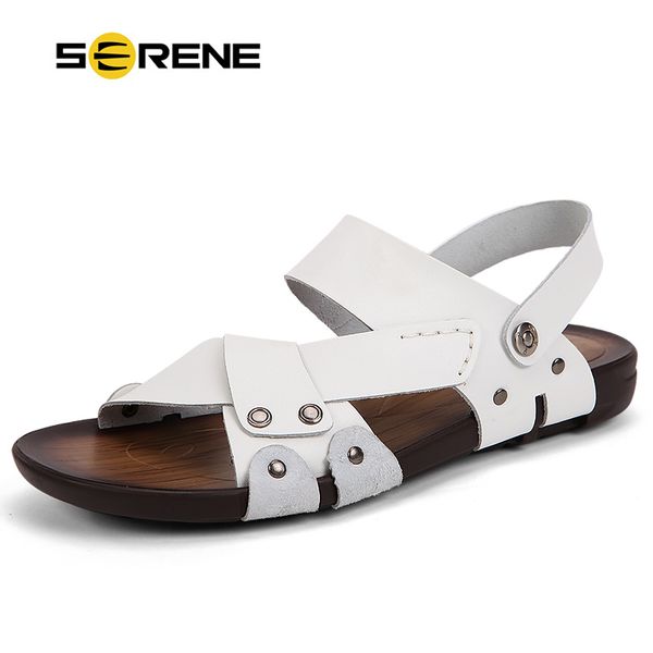 serene summer sandals men cow leather sandals korean version slippers casual beach sandals flip flops men shoes sandalias 2165, Black
serene summer sandals men cow leather sandals korean version slippers casual beach sandals flip flops men shoes sandalias 2165, Black