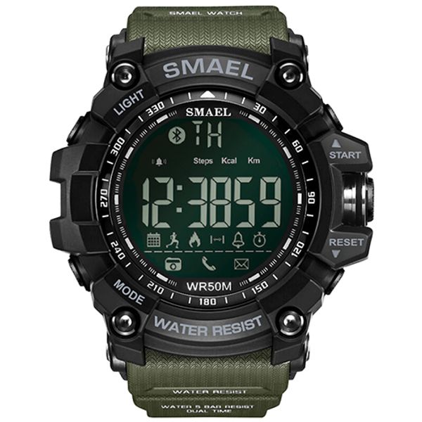 2018 men watch smart watch men sports watches army green style bluetooth link smart watches digital sport male clock 1617b, Slivery;brown
2018 men watch smart watch men sports watches army green style bluetooth link smart watches digital sport male clock 1617b, Slivery;brown