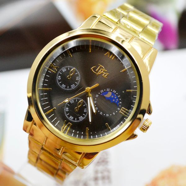 factory direct selling gifts steel band watch male business casual fashion trend quartz watch gold 7, Slivery;brown
factory direct selling gifts steel band watch male business casual fashion trend quartz watch gold 7, Slivery;brown