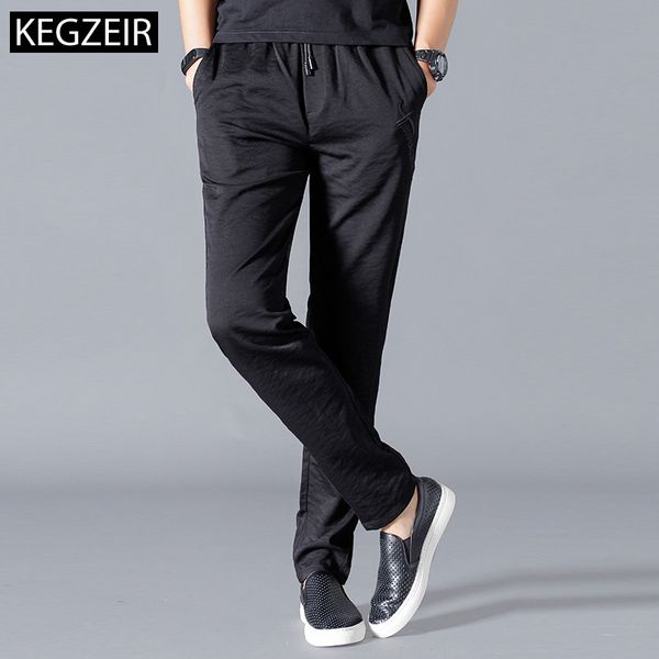 kegzeir 2018 spring winter stretch men sweatpants slim fit straight mens trousers casual fashion track pants men pantalon hombre, Black
kegzeir 2018 spring winter stretch men sweatpants slim fit straight mens trousers casual fashion track pants men pantalon hombre, Black