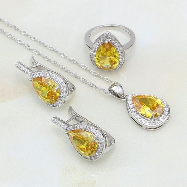 925 silver jewelry yellow birthstones white cz costume jewelry sets for women engagement stud earring/pendant/necklace/ring, Slivery;golden
925 silver jewelry yellow birthstones white cz costume jewelry sets for women engagement stud earring/pendant/necklace/ring, Slivery;golden