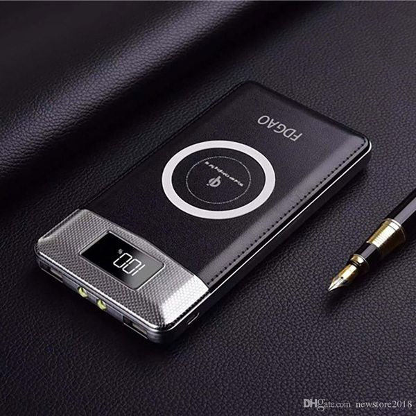 qi fast wireless charger 10000mah travel power bank dual usb lcd exteranl battery mobile phone charger for iphone android
qi fast wireless charger 10000mah travel power bank dual usb lcd exteranl battery mobile phone charger for iphone android