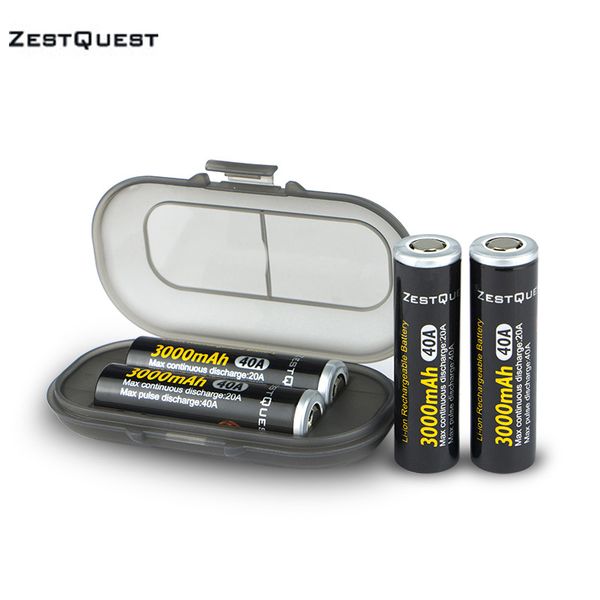 ZestQuest 18650 INR 3.7 V 3000mAh емкость 40A литий-ионная аккумуляторная более высокая импульсная разрядка батареи ZQ 18650 батарея 100% оригинал
ZestQuest 18650 INR 3.7 V 3000mAh емкость 40A литий-ионная аккумуляторная более высокая импульсная разрядка батареи ZQ 18650 батарея 100% оригинал