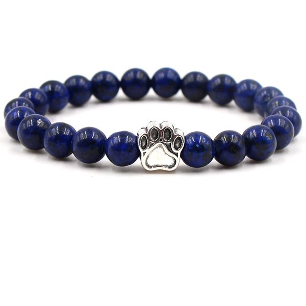 cute pet paw natural stone 8mm bracelet lazuli agate tigereye alloy yoga bangles for women & men gift, Black
cute pet paw natural stone 8mm bracelet lazuli agate tigereye alloy yoga bangles for women & men gift, Black