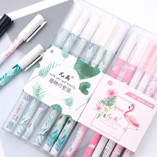 6 pcs/lot green plants flamingo sakura gel pen signature pen escolar papelaria school office supply promotional gift
6 pcs/lot green plants flamingo sakura gel pen signature pen escolar papelaria school office supply promotional gift