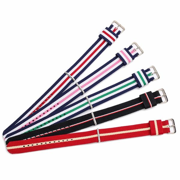 amuda 5pcs/10pcs 18mm 20mm watchband colorful nylon strap silver ring buckle striped replacement band watch accessories, Black;brown
amuda 5pcs/10pcs 18mm 20mm watchband colorful nylon strap silver ring buckle striped replacement band watch accessories, Black;brown
