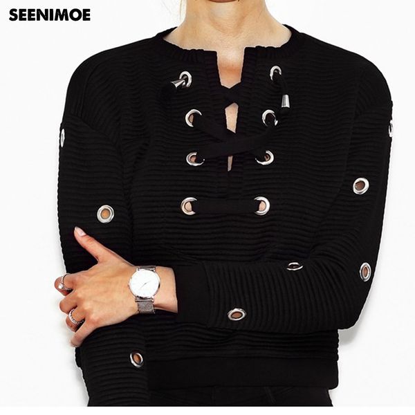 2018 women black cropped hoodies bandage blouse long sleeve office shirt retro spring summer formal blouses ladies
2018 women black cropped hoodies bandage blouse long sleeve office shirt retro spring summer formal blouses ladies