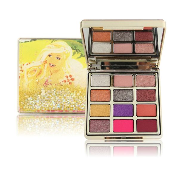 

new arrival charming eyeshadow 12 color palette make up palette matte shimmer pigmented eye shadow powder new