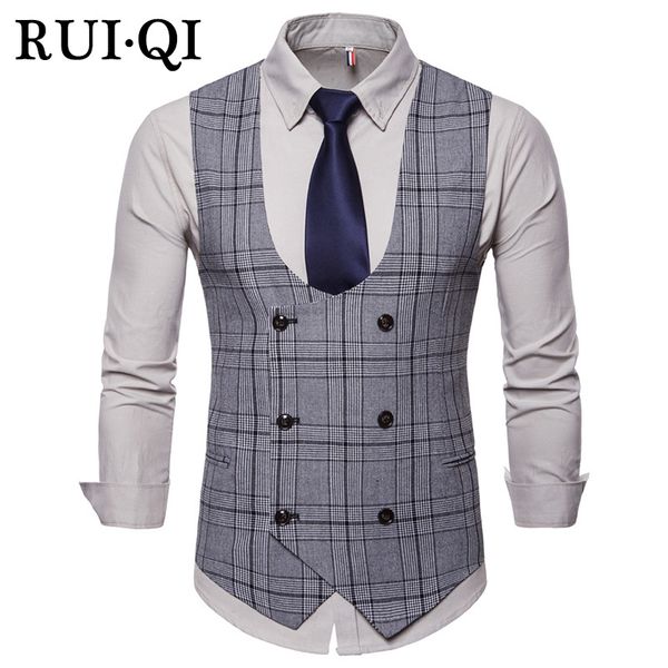 rui qi 2018 man vests fashion cotton suit vests waistcoat casual light gray dark grey double breasted lattice j17039631, Black;white
rui qi 2018 man vests fashion cotton suit vests waistcoat casual light gray dark grey double breasted lattice j17039631, Black;white