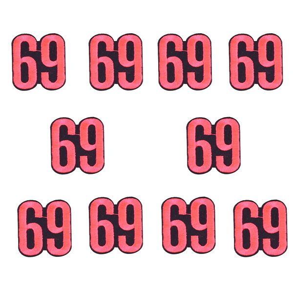 10PCS Pink Number 69 Embroidery Patches for Clothing Bags Iron on Transfer Applique Patch for Garment Jeans DIY Sew on Embroidery Badge
10PCS Pink Number 69 Embroidery Patches for Clothing Bags Iron on Transfer Applique Patch for Garment Jeans DIY Sew on Embroidery Badge
