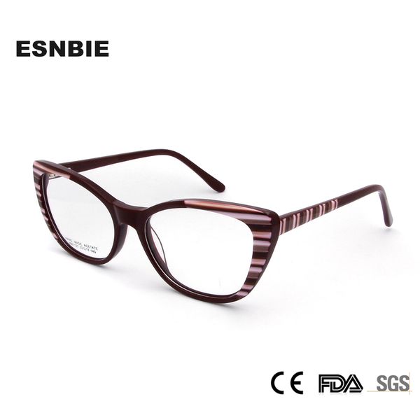 esnbie 2018 cat eye glasses frames for women acetate ladies designers woman glasses optical frames multicolor, Silver
esnbie 2018 cat eye glasses frames for women acetate ladies designers woman glasses optical frames multicolor, Silver