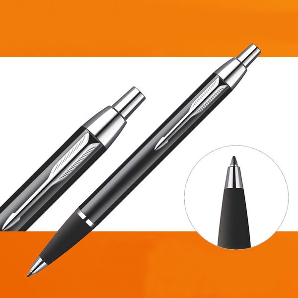 business full metal parker im ballpoint pen 0.5mm nib office school writing stationery for student gift, Blue;orange
business full metal parker im ballpoint pen 0.5mm nib office school writing stationery for student gift, Blue;orange