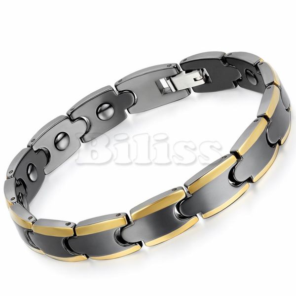 20cm black gold ceramic bracelet bio energy bangle magnetic germanium health chain charms men jewelry pulseira masculina, Golden;silver
20cm black gold ceramic bracelet bio energy bangle magnetic germanium health chain charms men jewelry pulseira masculina, Golden;silver