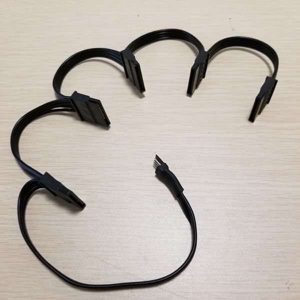 10pcs/lot pc computer 4pin fdd male to 5-port 15pin sata female adapter converter hard drive splitter power cable cord 18awg
10pcs/lot pc computer 4pin fdd male to 5-port 15pin sata female adapter converter hard drive splitter power cable cord 18awg