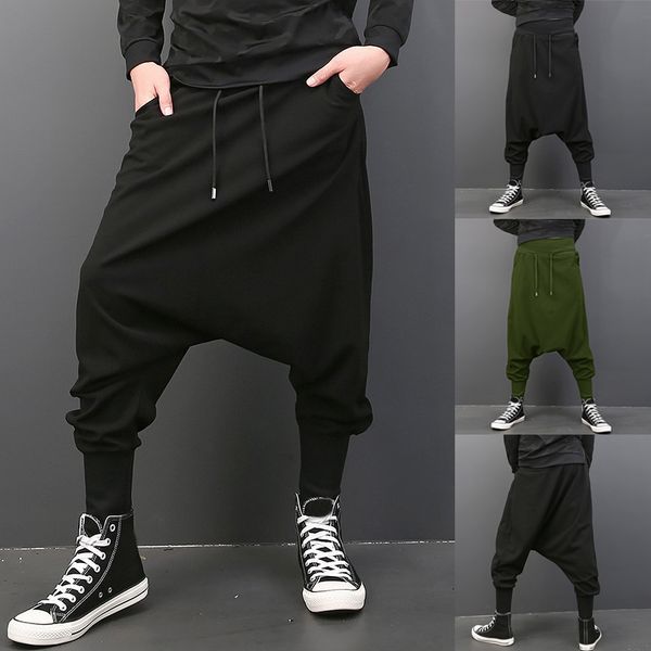 incerun 5xl plus size joggers men hiphop pants big drop crotch baggy harem men trousers elastic waist sweatpants dancing pants, Black
incerun 5xl plus size joggers men hiphop pants big drop crotch baggy harem men trousers elastic waist sweatpants dancing pants, Black