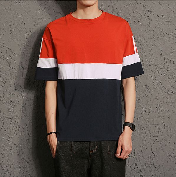 mens multiple colors panelled casual tshirts fashion crew neck tees male short sleeve ing, White;black
mens multiple colors panelled casual tshirts fashion crew neck tees male short sleeve ing, White;black