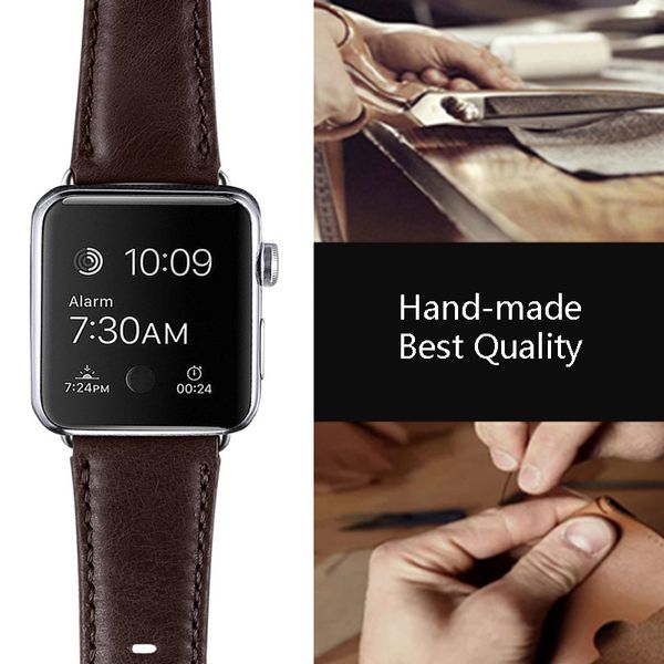 Watchband For iWatch 4 Wristband Smart Straps for Series 1/2/3 42MM 38MM Crazy Horse Leather Replacement Wristband with OPP Bag 100pcs
Watchband For iWatch 4 Wristband Smart Straps for Series 1/2/3 42MM 38MM Crazy Horse Leather Replacement Wristband with OPP Bag 100pcs