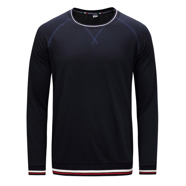 2018 autumn new men o-neck pullover solid color sweatshirts male casual fashion plus size clothing, Black
2018 autumn new men o-neck pullover solid color sweatshirts male casual fashion plus size clothing, Black