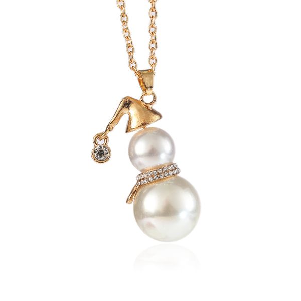 elegant lady christmas hat pearl long pendant necklaces for women choker necklaces gold color clavicle chain wholesale, Silver
elegant lady christmas hat pearl long pendant necklaces for women choker necklaces gold color clavicle chain wholesale, Silver