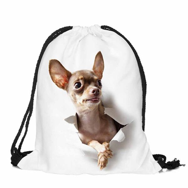 fashion 3d printing drawstring bags cute puppy print backpacks school bag for girls beach bags travel backpack mochilas
fashion 3d printing drawstring bags cute puppy print backpacks school bag for girls beach bags travel backpack mochilas