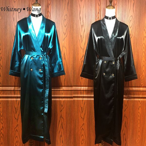 whitney wang 2018 autumn fashion streetwear pajamas style double breasted belt satin trench coat women outwear ww-2297, Tan;black
whitney wang 2018 autumn fashion streetwear pajamas style double breasted belt satin trench coat women outwear ww-2297, Tan;black