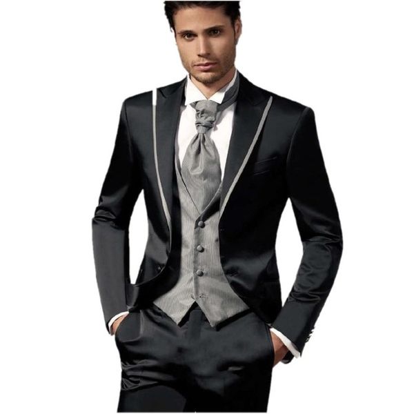 wholesale custom made men wedding suits groom tuxedos costume homme men suit groomsmen suit jacket+pants+tie+vest groom suit, White;black
wholesale custom made men wedding suits groom tuxedos costume homme men suit groomsmen suit jacket+pants+tie+vest groom suit, White;black