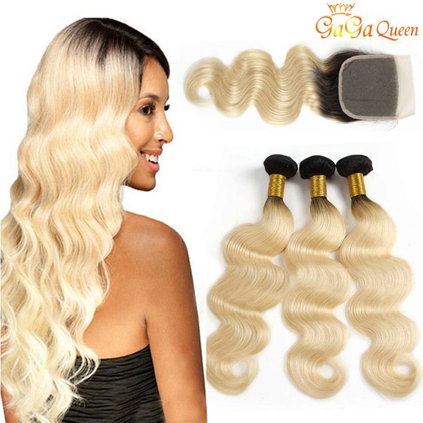 4x4 lace closure with 1b 613 body wave hair bundles dark roots honey blonde virgin human hair, Black;brown
4x4 lace closure with 1b 613 body wave hair bundles dark roots honey blonde virgin human hair, Black;brown