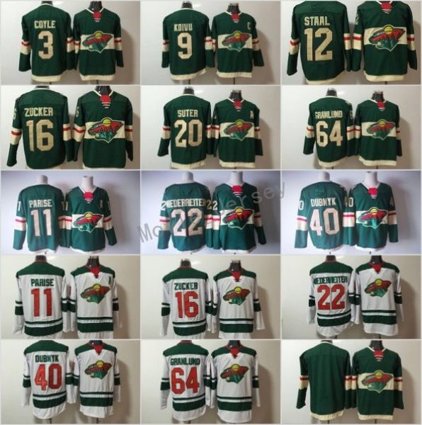 2018 New Minnesota Wild 22 Nino Niederreiter 11 Zach Parise 12 Eric Staal 16 Jason Zucker 40 Devan Dubnyk 9 Mikko Koivu Green Jerseys
2018 New Minnesota Wild 22 Nino Niederreiter 11 Zach Parise 12 Eric Staal 16 Jason Zucker 40 Devan Dubnyk 9 Mikko Koivu Green Jerseys