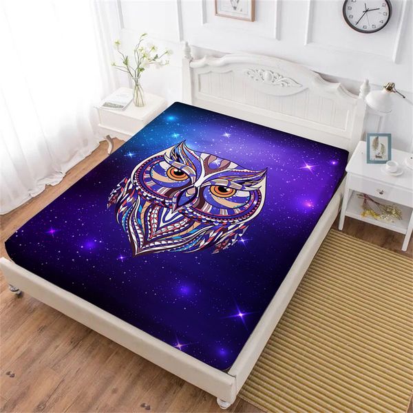 colorful animal owl print bed sheet purple galaxy fitted sheet twin full king queen bedclothes deep pocket mattress cover d35
colorful animal owl print bed sheet purple galaxy fitted sheet twin full king queen bedclothes deep pocket mattress cover d35
