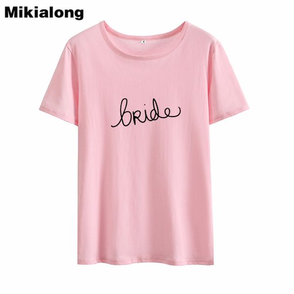 mikialong bride printed tshirt women summer 2018 tee shirt femme cotton white t shirt women basic camisetas mujer
mikialong bride printed tshirt women summer 2018 tee shirt femme cotton white t shirt women basic camisetas mujer