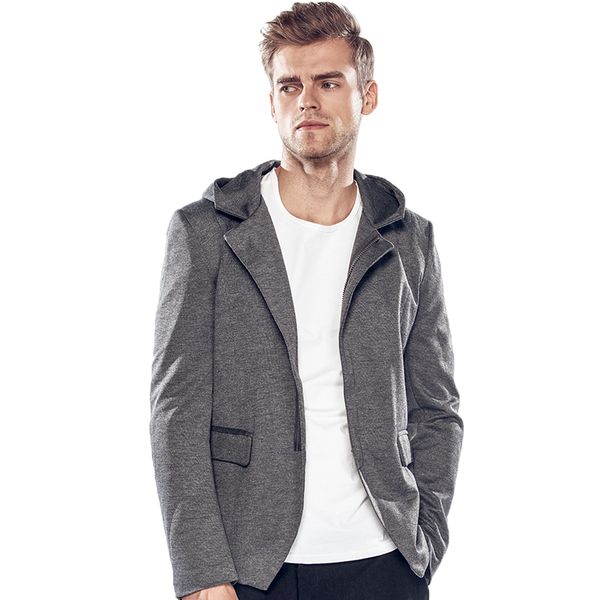mixcubic 2017 autumn korean style simple unique hidden zipper placket hooded suit men casual slim hooded blazers for men m-xxl, White;black
mixcubic 2017 autumn korean style simple unique hidden zipper placket hooded suit men casual slim hooded blazers for men m-xxl, White;black