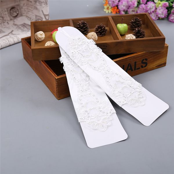 bridal gloves fingerless accessories women wedding lace fingerless beading gloves, White
bridal gloves fingerless accessories women wedding lace fingerless beading gloves, White