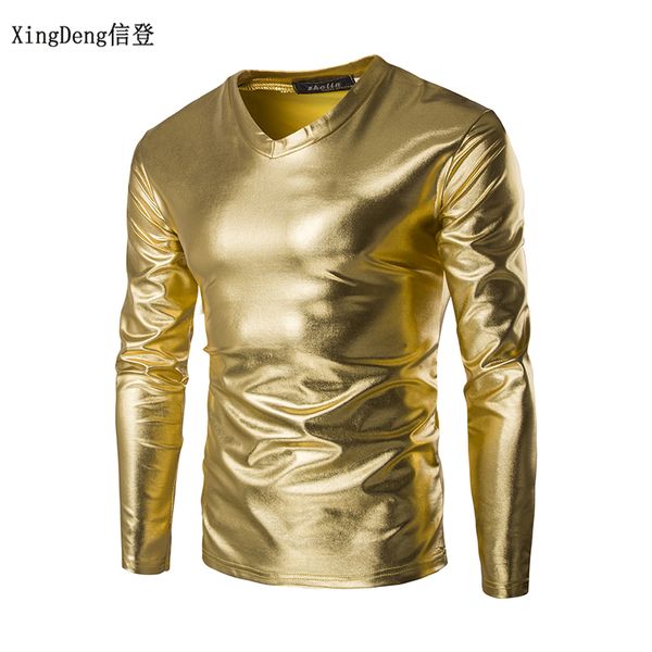xingdeng men's large size round collar t-shirt men's clothing spring 2018 leather dj bar and show nightclub clothing, White;black
xingdeng men's large size round collar t-shirt men's clothing spring 2018 leather dj bar and show nightclub clothing, White;black