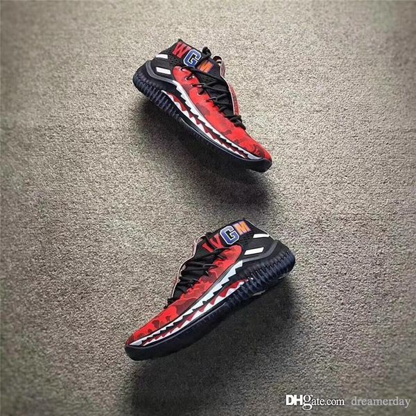 arrival dame 4 x shark camo red green man basketball shoes wgm sneakers damian lillard 4s authentic quality jiont limited with box, White;red
arrival dame 4 x shark camo red green man basketball shoes wgm sneakers damian lillard 4s authentic quality jiont limited with box, White;red