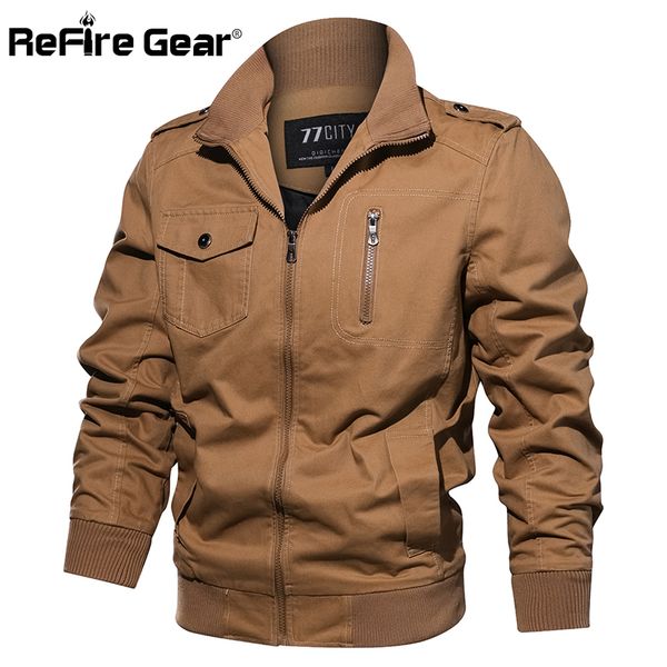 refire gear tactical jacket men autumn pilot army jackets casual winter cotton motorcycle flight bomber coat, Black;brown
refire gear tactical jacket men autumn pilot army jackets casual winter cotton motorcycle flight bomber coat, Black;brown