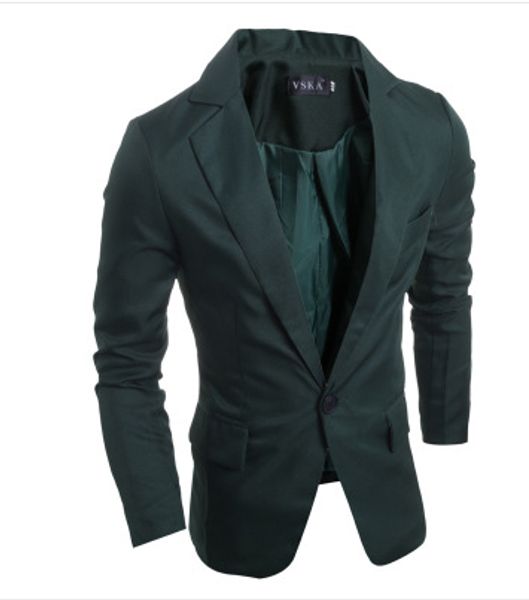 solid casual blazers and suit jackets casual mens designer blazer single button office wear, White;black
solid casual blazers and suit jackets casual mens designer blazer single button office wear, White;black