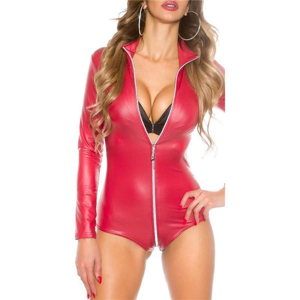 2017 lingerie latex pvc jumpsuit zentai costume women' black catsuit pole dance clothes playsuit nightclub bodysuit y18101601, Red;black
2017 lingerie latex pvc jumpsuit zentai costume women' black catsuit pole dance clothes playsuit nightclub bodysuit y18101601, Red;black