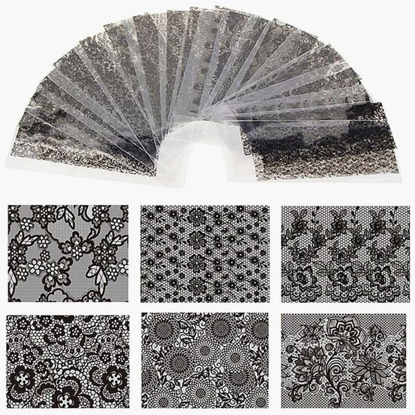 20pcs black lace flower nail transfer sticker foil nails design sticker for nail care diy hipping 30p1020
20pcs black lace flower nail transfer sticker foil nails design sticker for nail care diy hipping 30p1020