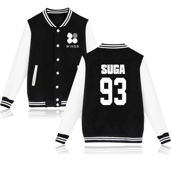 hip hop women jacket bts kpop wings baseball jacket and cotton winter jacket women bangtan wand streetwear coat 94 rap monster, Black;brown
hip hop women jacket bts kpop wings baseball jacket and cotton winter jacket women bangtan wand streetwear coat 94 rap monster, Black;brown