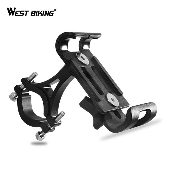 west biking alloy mobile phone holder stand for bicycle mountain road bike phone holder 3.5-6.5 inch cellphone handlebar mount
west biking alloy mobile phone holder stand for bicycle mountain road bike phone holder 3.5-6.5 inch cellphone handlebar mount
