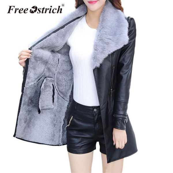 ostrich jacket winter leather jacket warm velvet coat women sashes zipper fur turn-down collar long dropshipping d28, Black;brown
ostrich jacket winter leather jacket warm velvet coat women sashes zipper fur turn-down collar long dropshipping d28, Black;brown