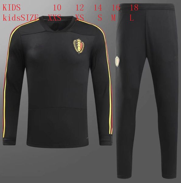 2018 Belgium kids tracksuit Soccer training suit 18 E.HAZARD WITSEL MERTENS R.LUKAKU boys soccer jerseys sportswear chandal football jacket
2018 Belgium kids tracksuit Soccer training suit 18 E.HAZARD WITSEL MERTENS R.LUKAKU boys soccer jerseys sportswear chandal football jacket